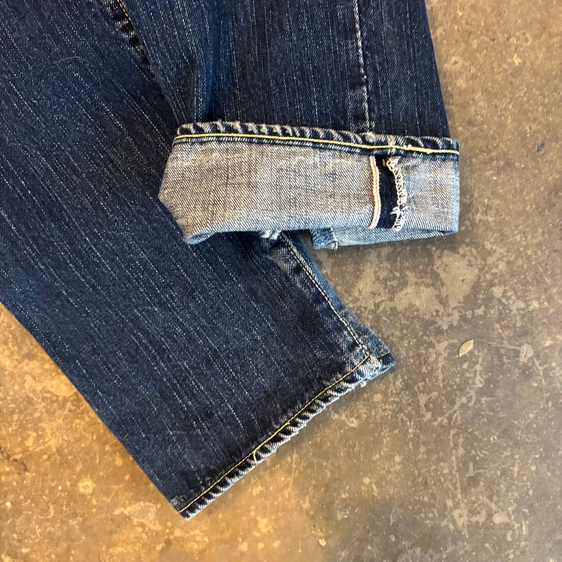 일본 이터널 하프 셀비지 데님 팬츠 상품이미지8