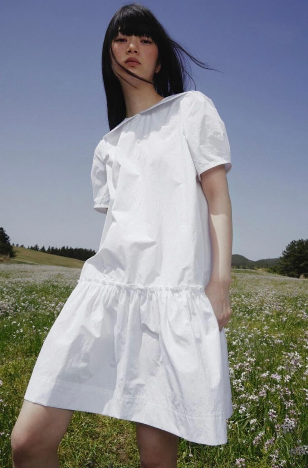 버뮬라 라운드 칼라 드레스 S 상품이미지3