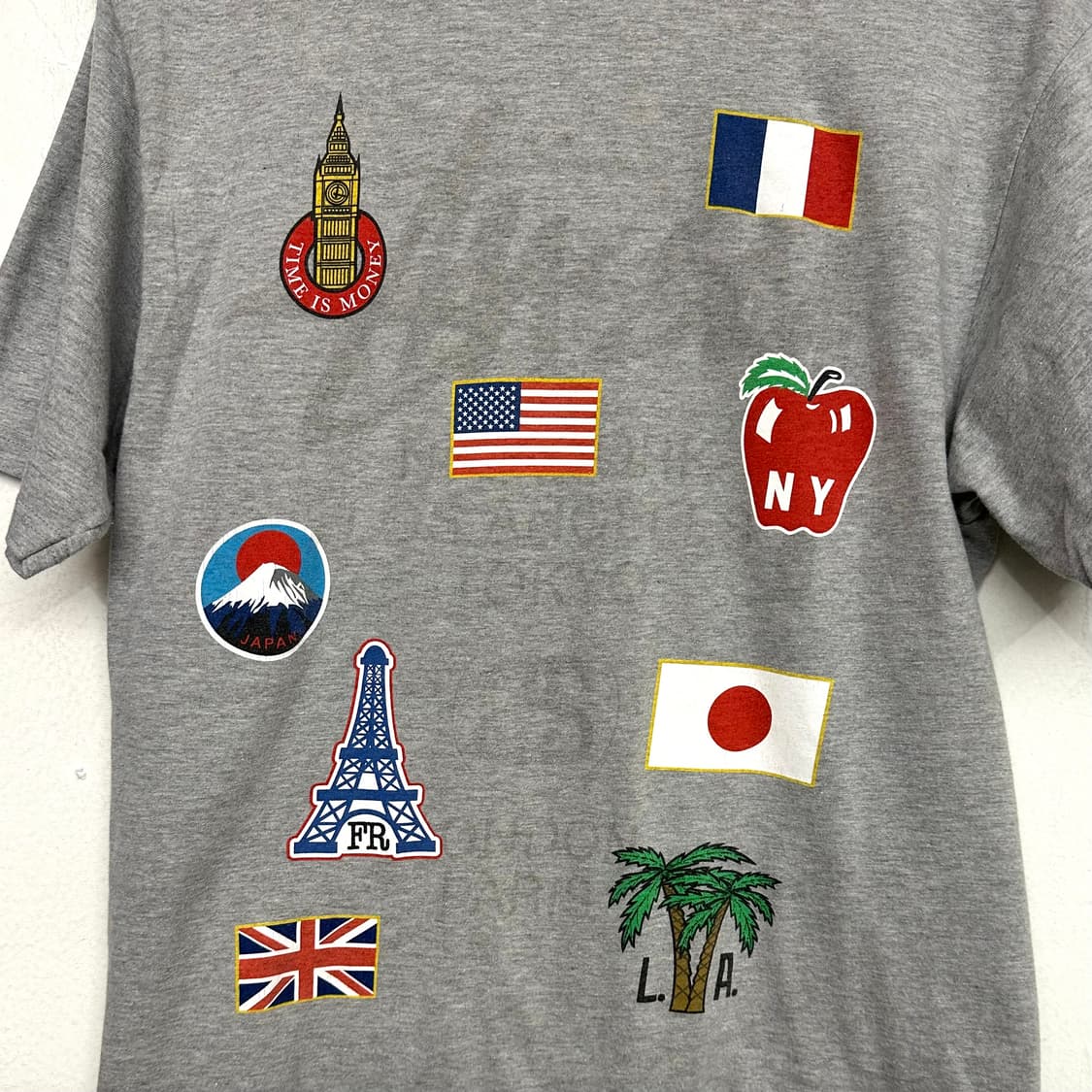 스투시 월드투어 플래그 티셔츠 상품이미지5