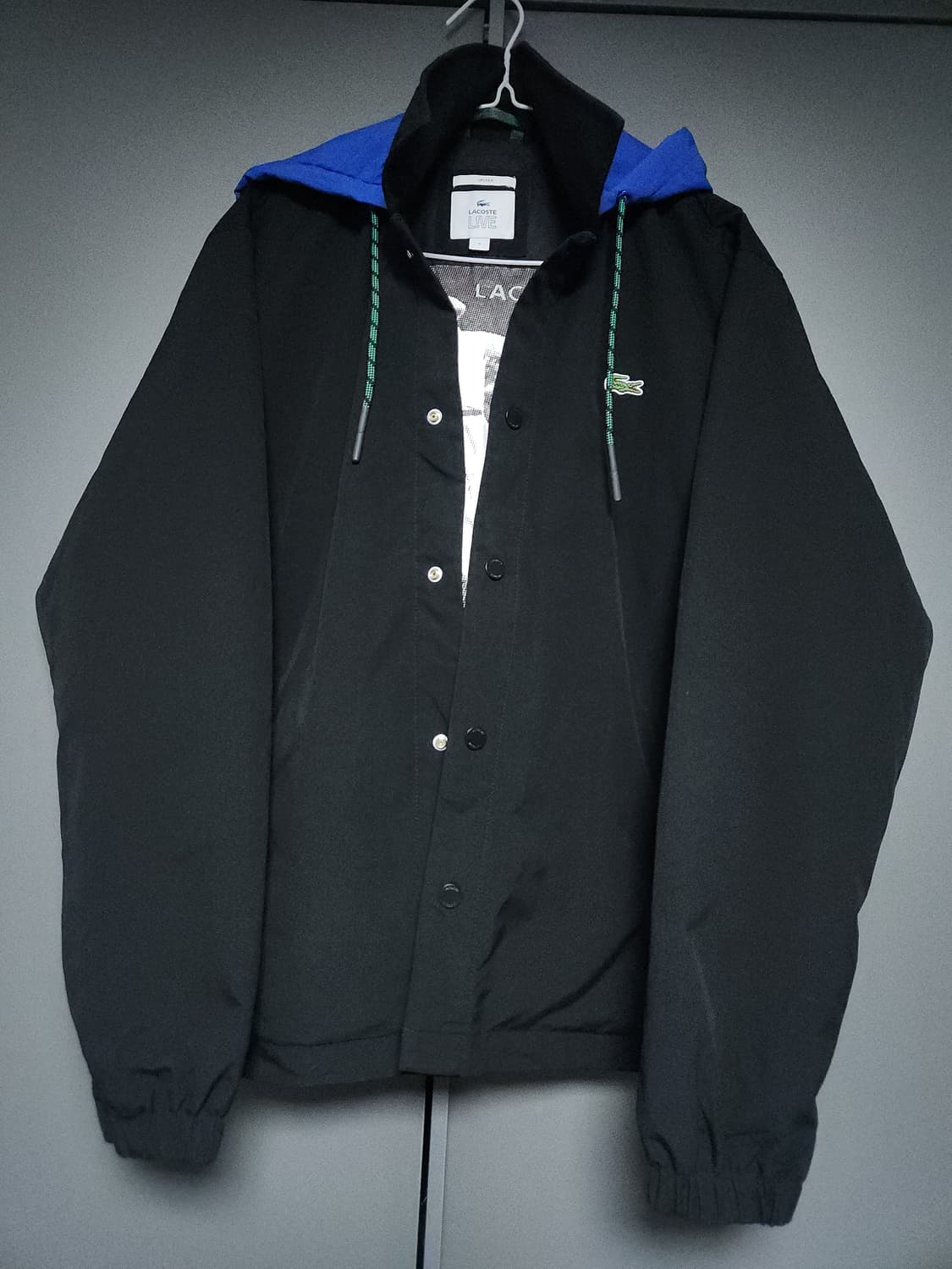 라코스테 블랙후드점퍼 상품이미지1