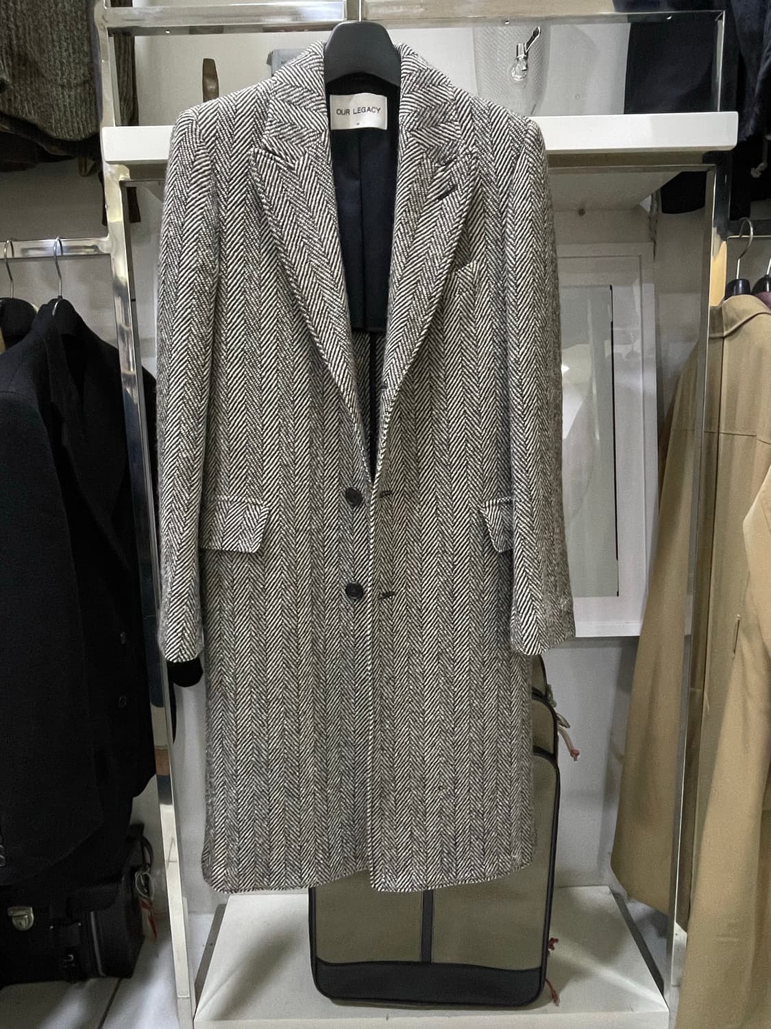 아워레가시/헤링본 롱코트(46) 상품이미지1