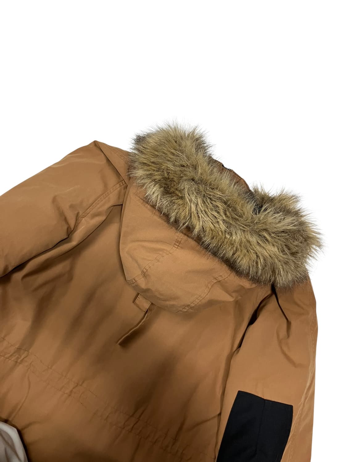 칼하트 브라운 퍼 후드 패딩 점퍼 M 상품이미지6