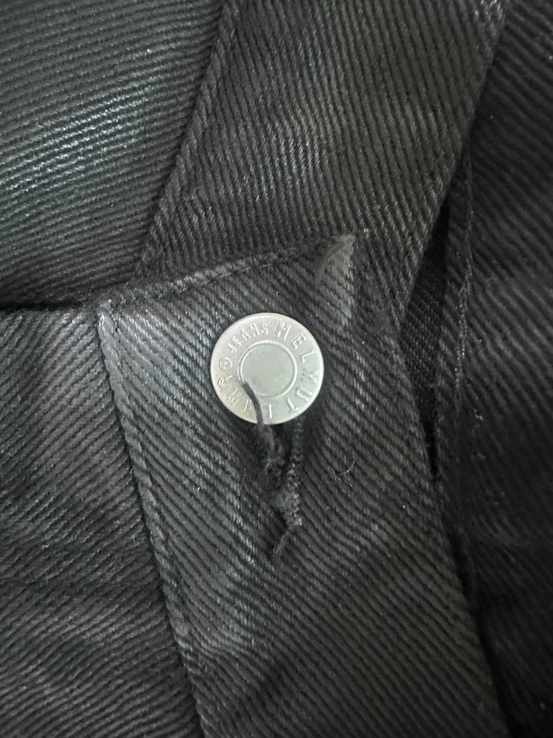 Helmut lang 1998 coated black denim 상품이미지6