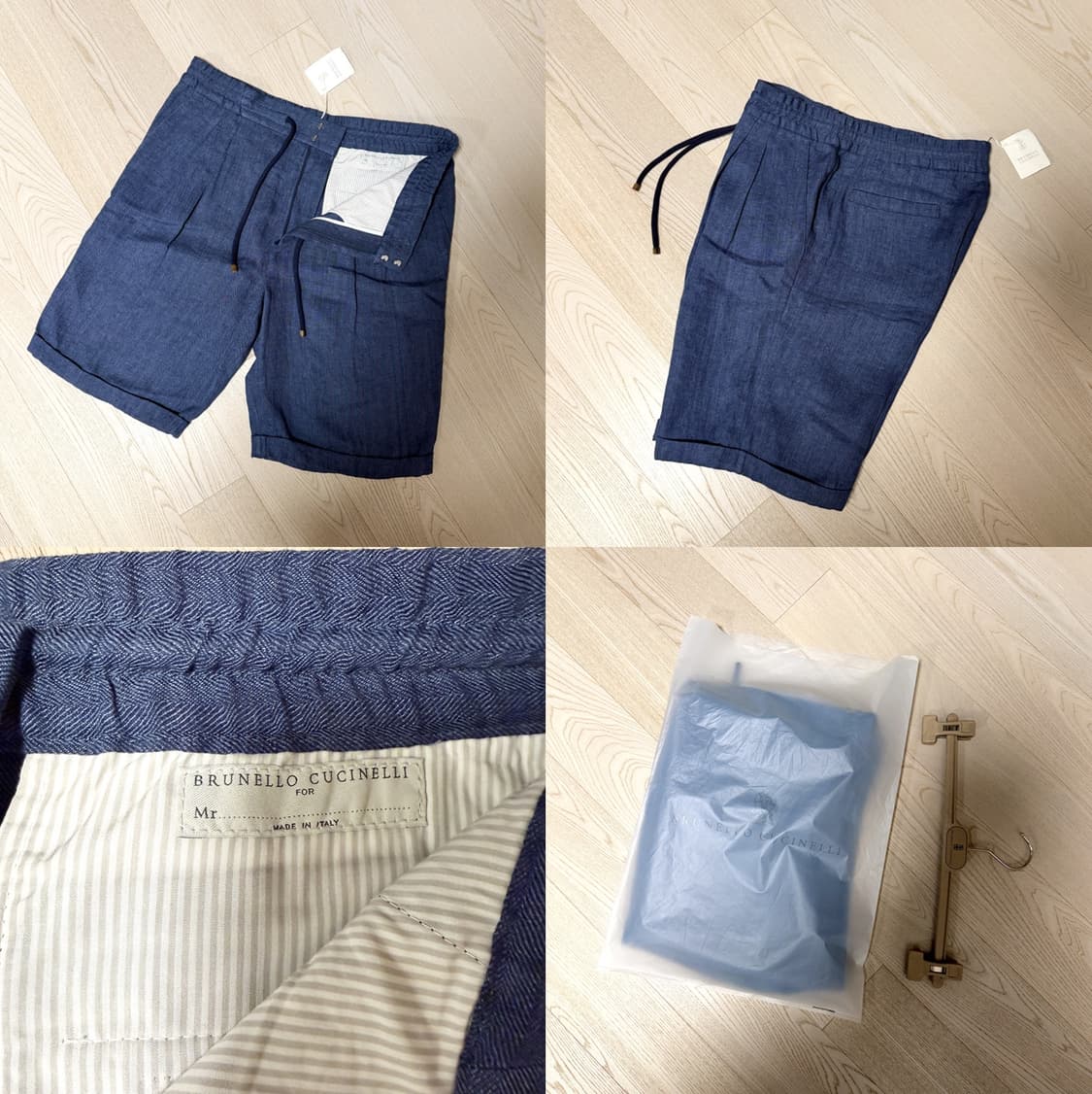 브루넬로 쿠치넬리 / 드로우스트링 버뮤다 반바지 / 50 (새상품) 상품이미지2