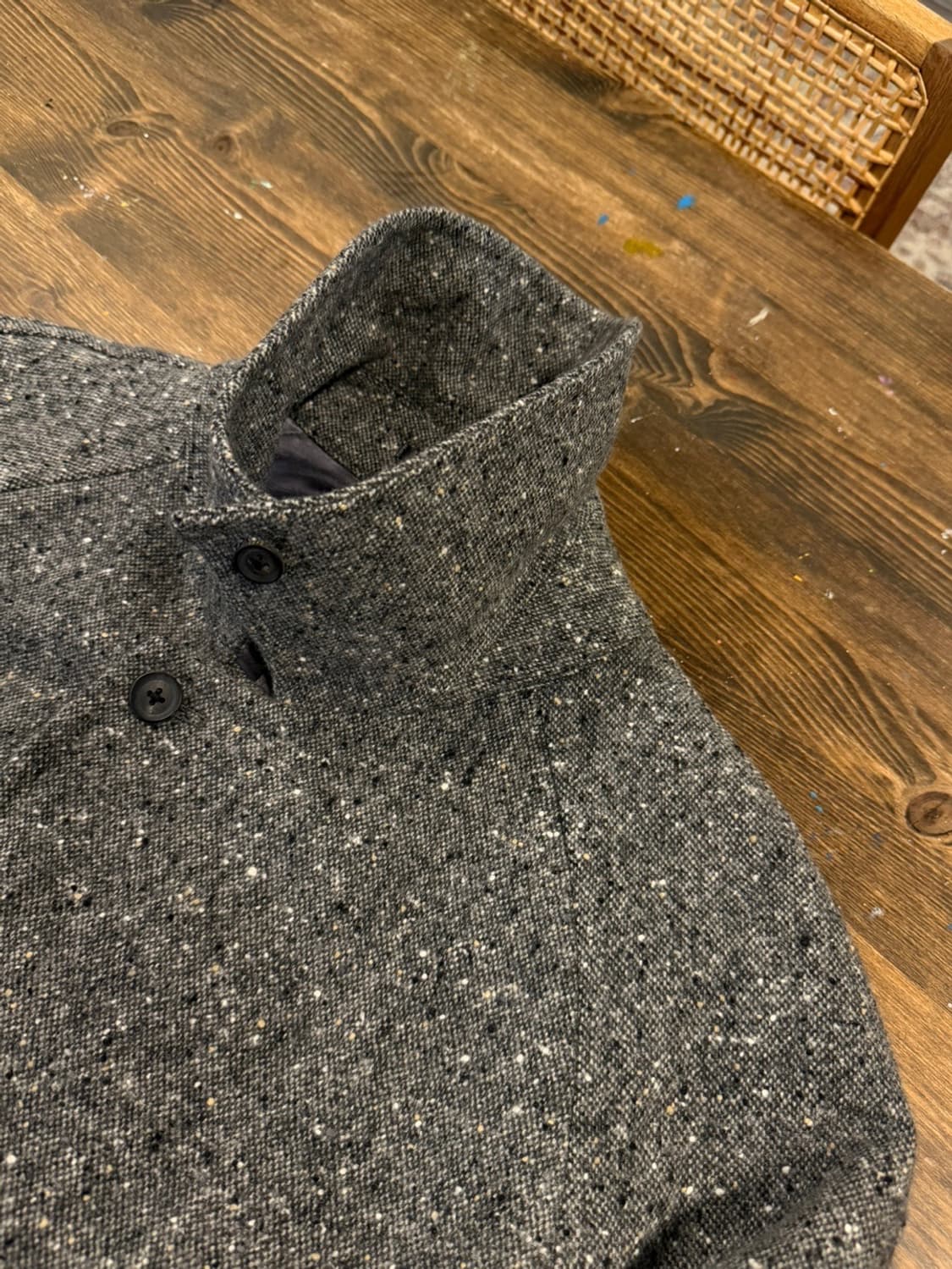 DAKS 닥스 트위드 래글런 코트 100~105 상품이미지8