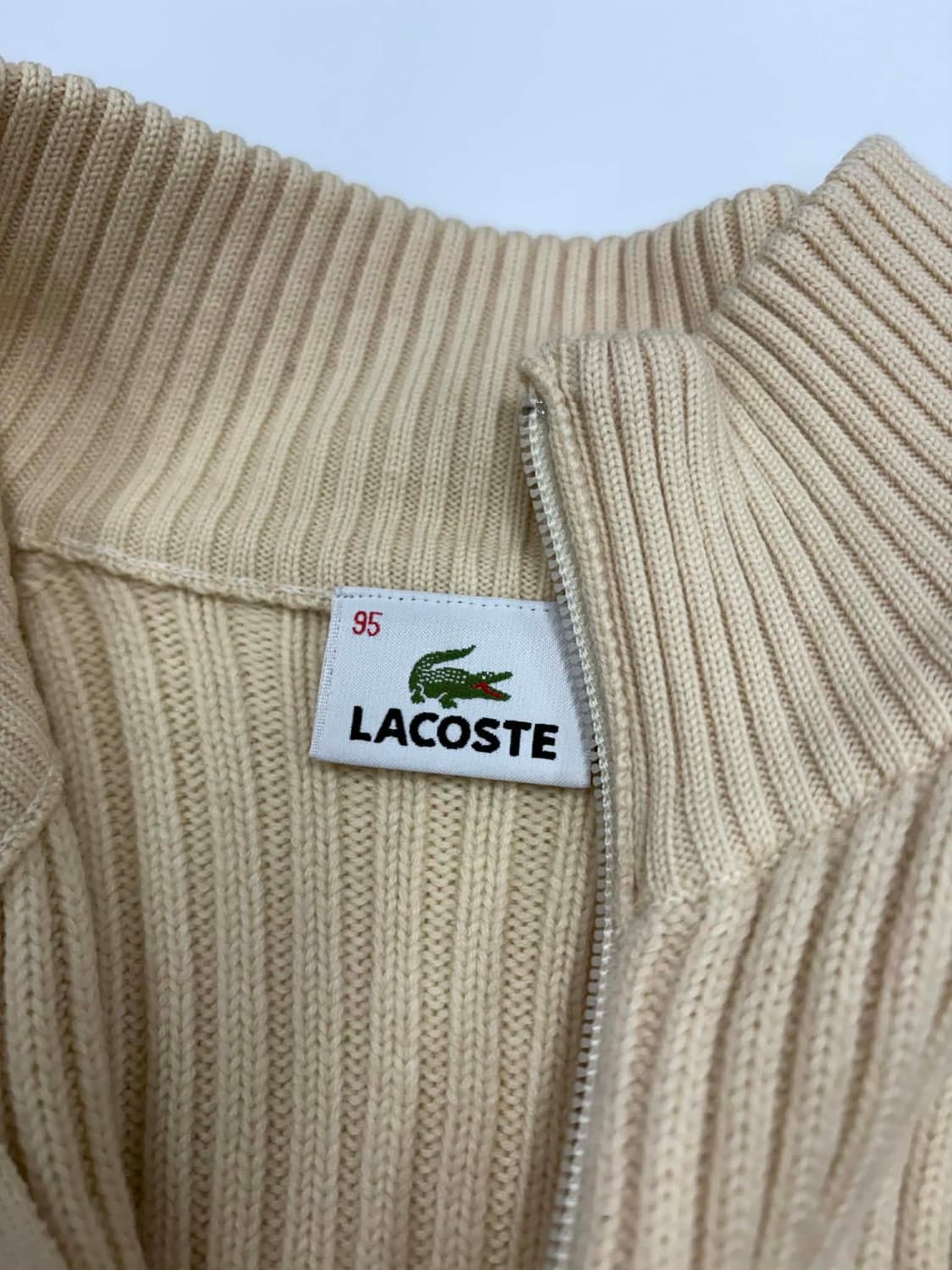 라코스테 여리핏 울 100% 걸즈 니트 가디건 상품이미지4