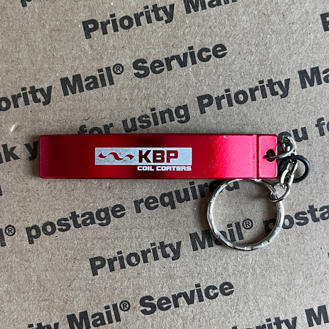 90s vtg Red Bottle Opener Keyring 상품이미지2