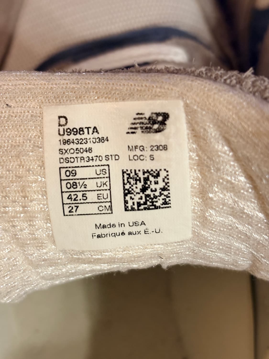 뉴발란스 998 made in USA 270 상품이미지9