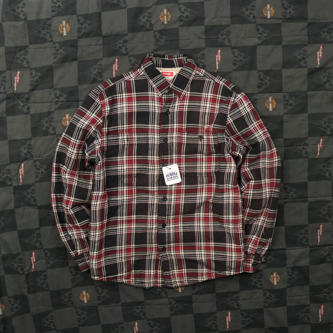 랭글러 플란넬 누빔 자켓 우먼스 L B116 상품이미지1