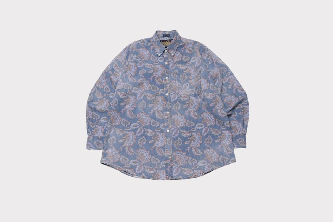[L] 랄프로렌 챕스 오리엔탈 페이즐리 코튼셔츠 상품이미지1