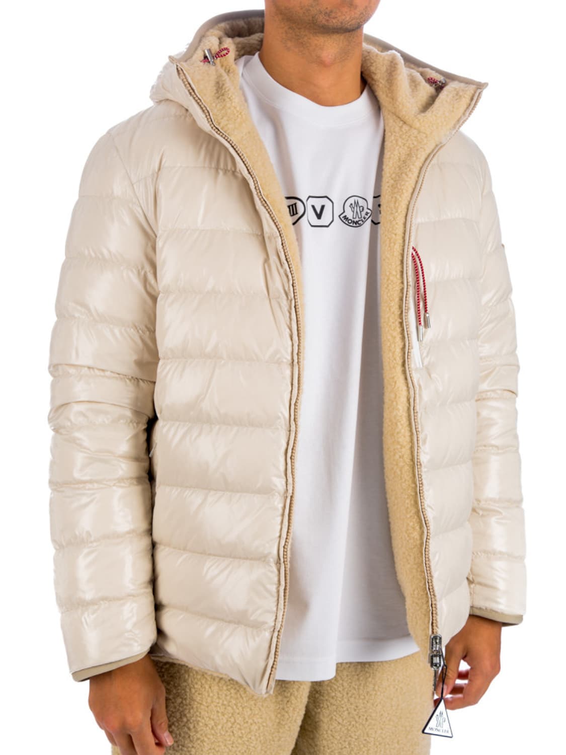 몽클레어 시어링 플리스패딩 리버서블 1사이즈 95-100 최우식패딩 상품이미지4