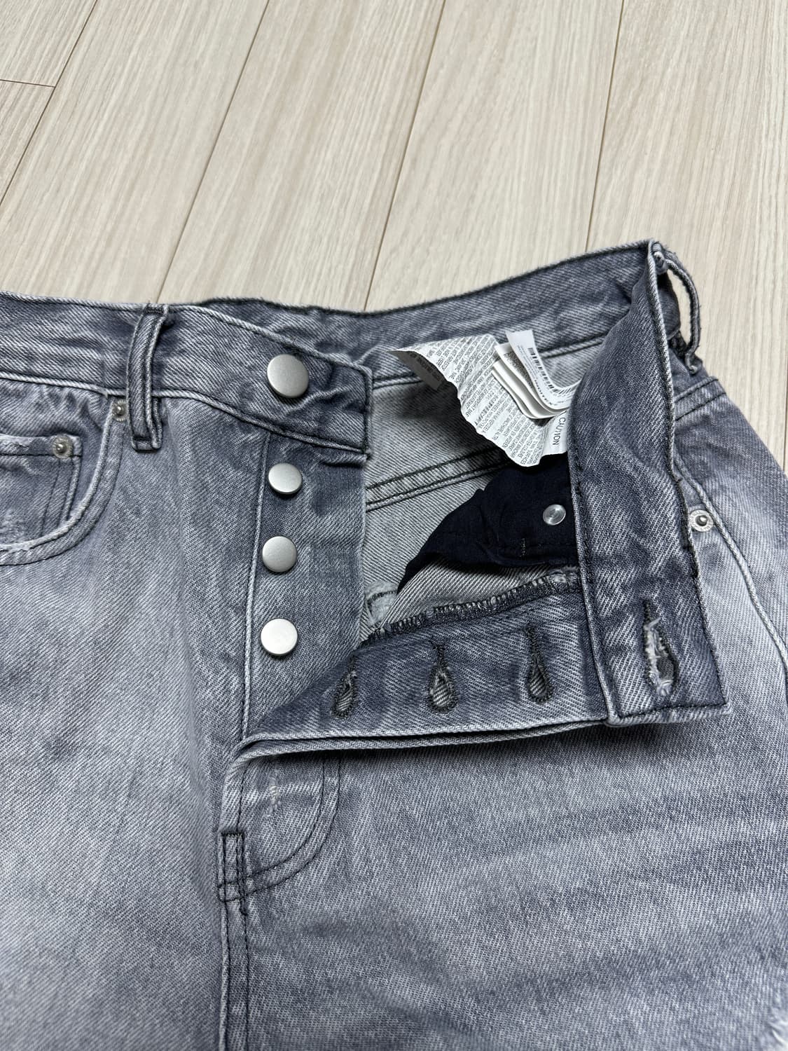 [28] Zara 와이드 부츠컷 데님 상품이미지5