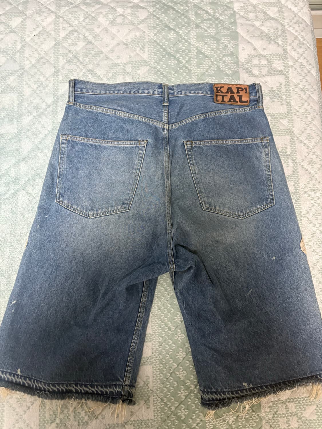 캐피탈 본 데님 쇼츠 상품이미지2