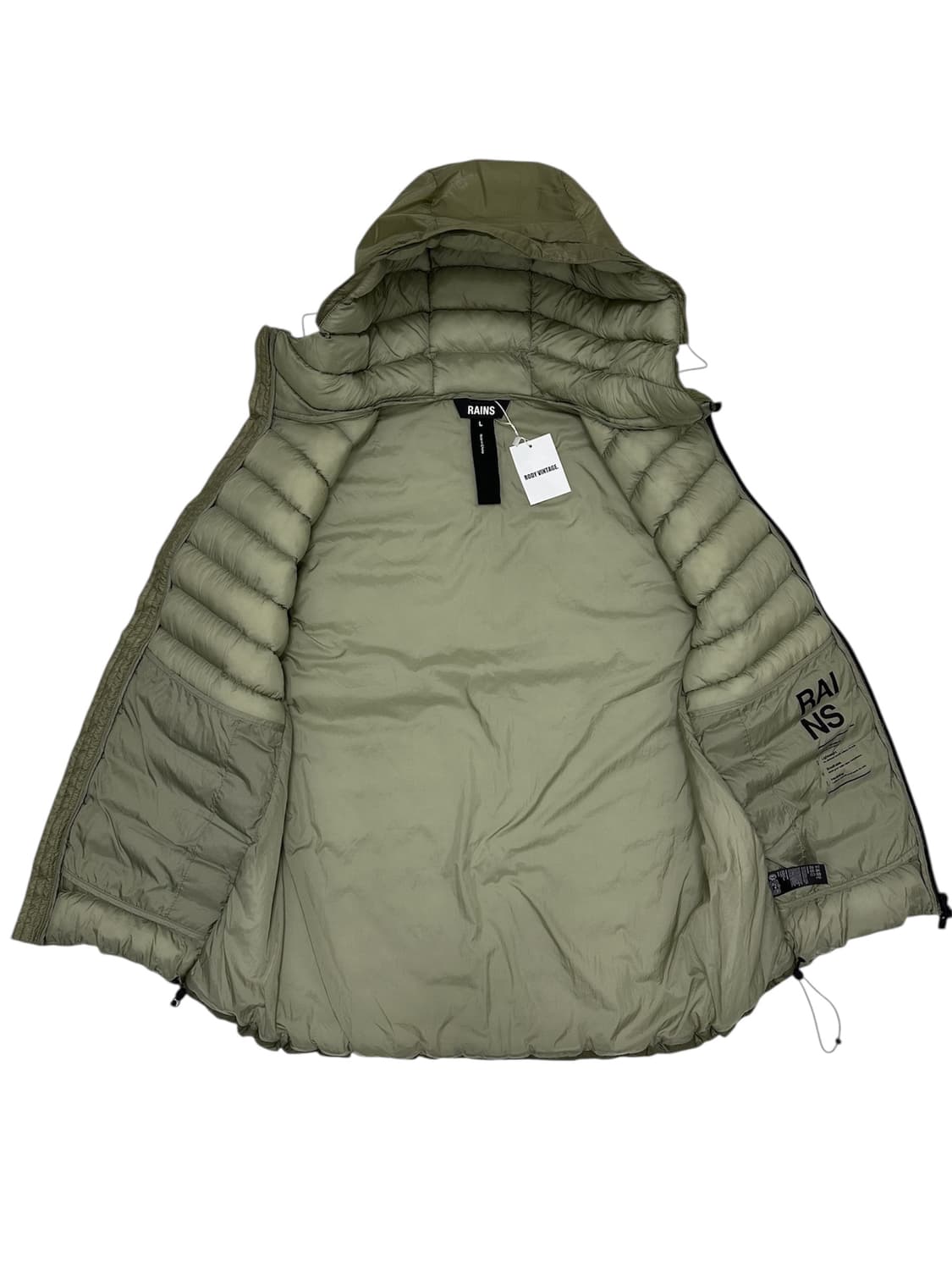 RAINS 후드 퀼팅 베스트 상품이미지4