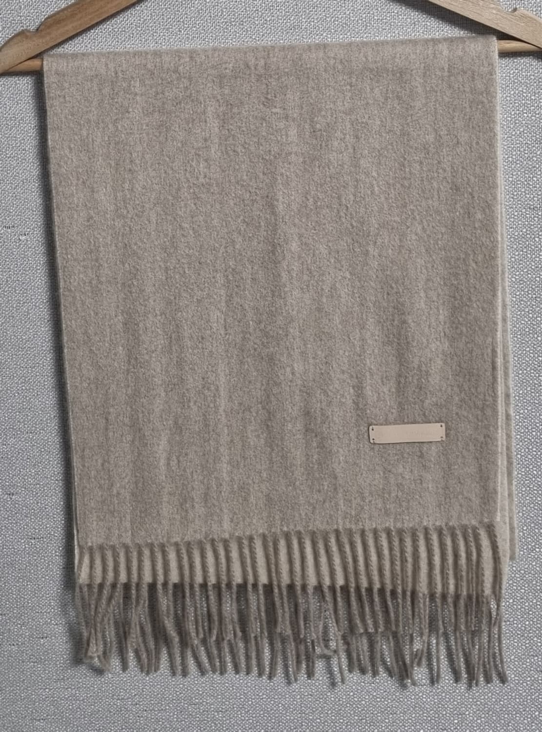 루이까또즈 베이지 캐시미어100% 목도리 머플러  상품이미지1