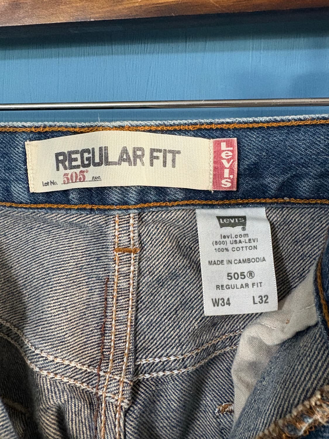 00‘s Levis 505 Denim pant.  상품이미지3