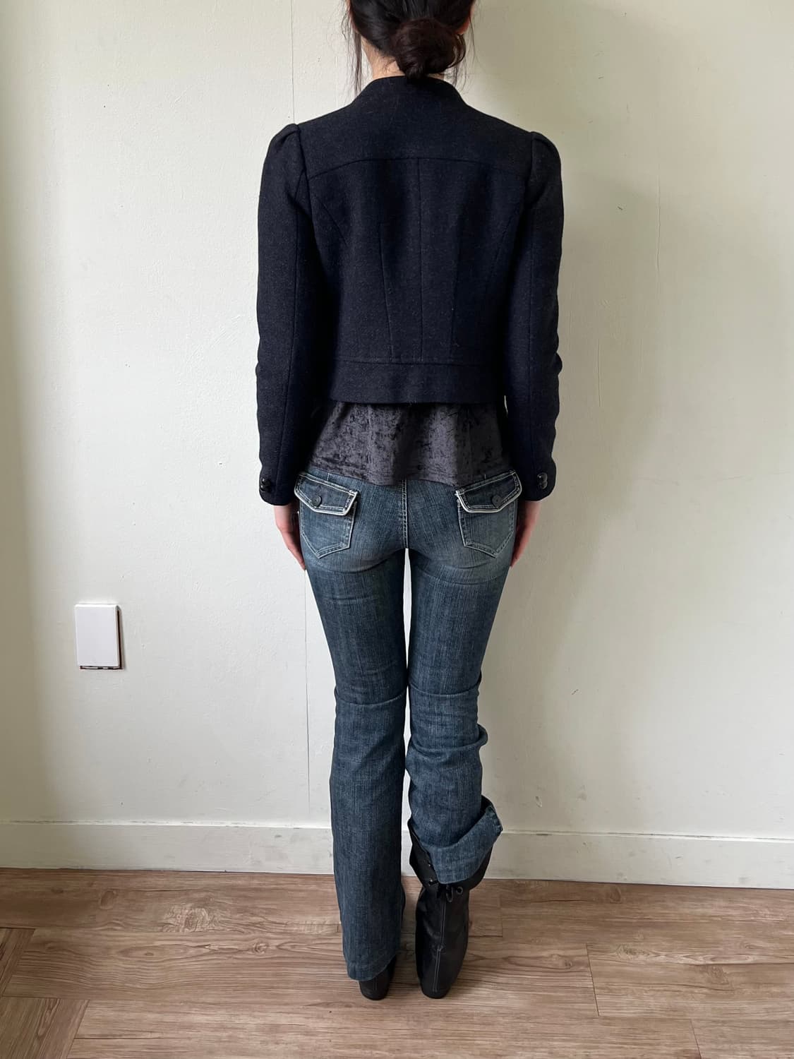 Roem 차콜 나폴레옹 자켓 상품이미지10