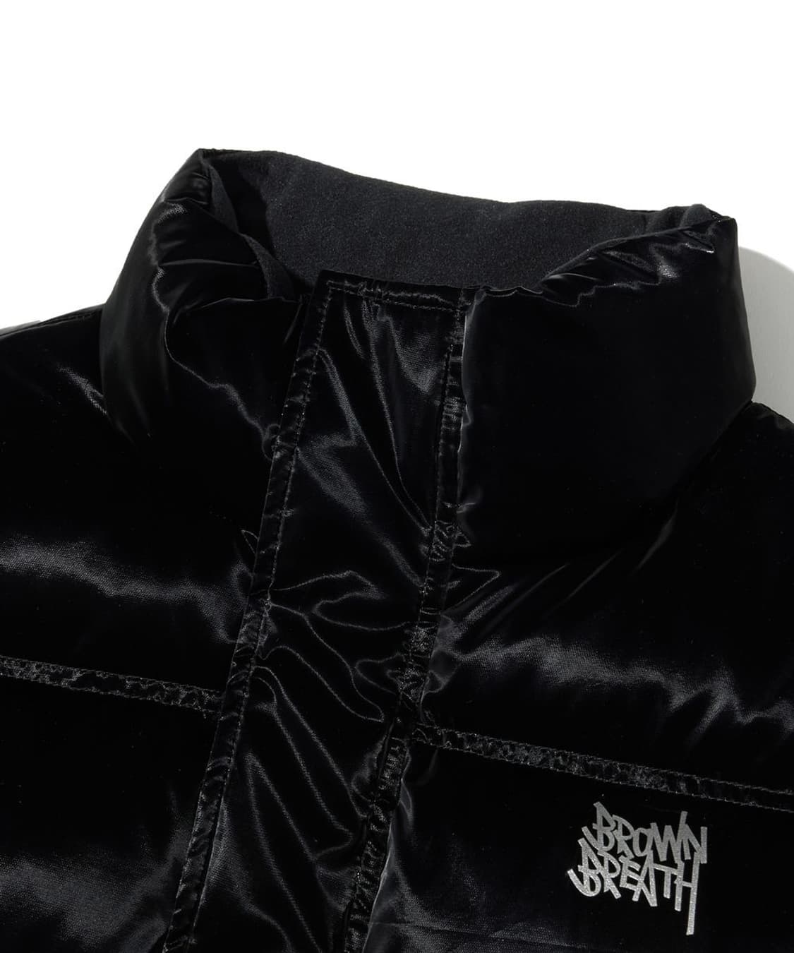 브라운브레스 W GLOSSY CROP DOWN PUFFER - BLACK 상품이미지3