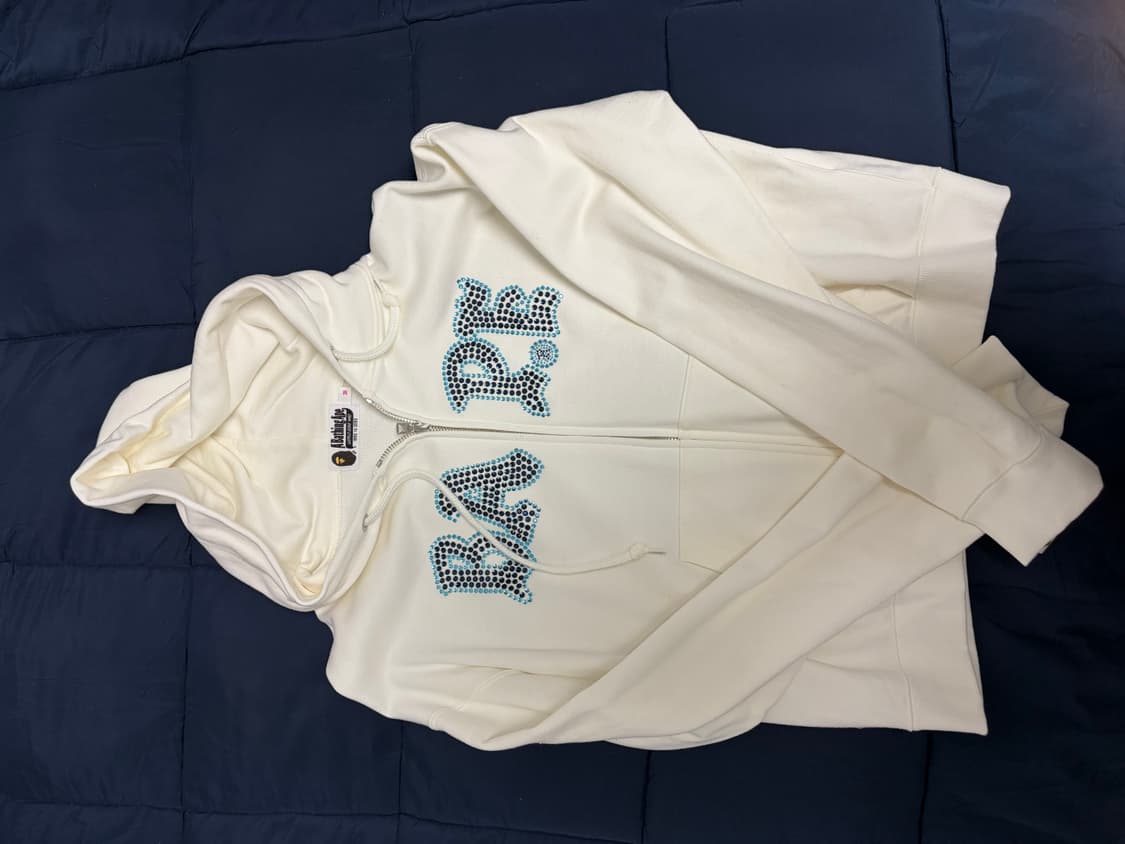 베이프 크리스탈 스톤 후드집업 상품이미지2