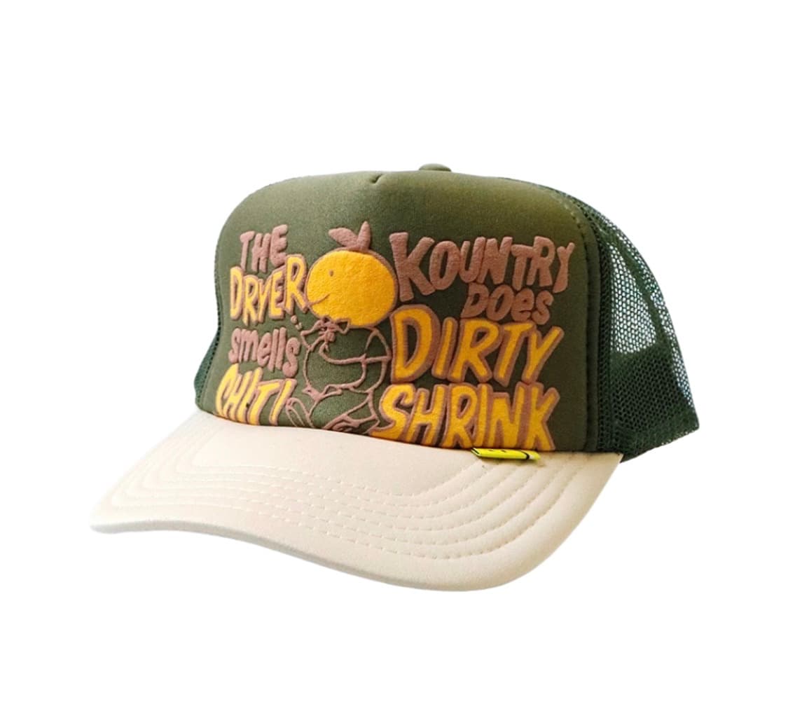 캐피탈 컨트리 더티 쉬링크 트럭캡 카키 키나리 상품이미지1