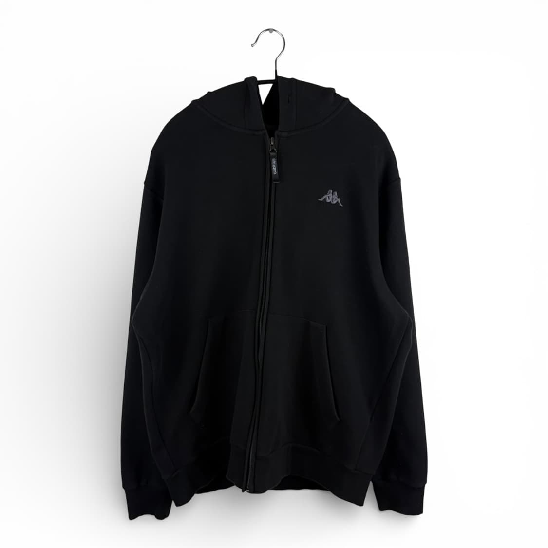 XL) 카파 로고 후드집업 블랙 상품이미지1