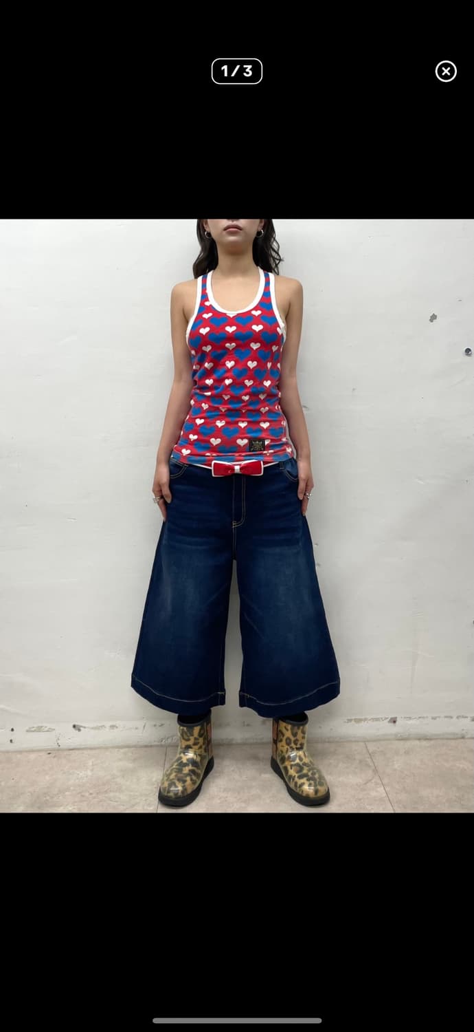 Big Bermuda denim pants 상품이미지1