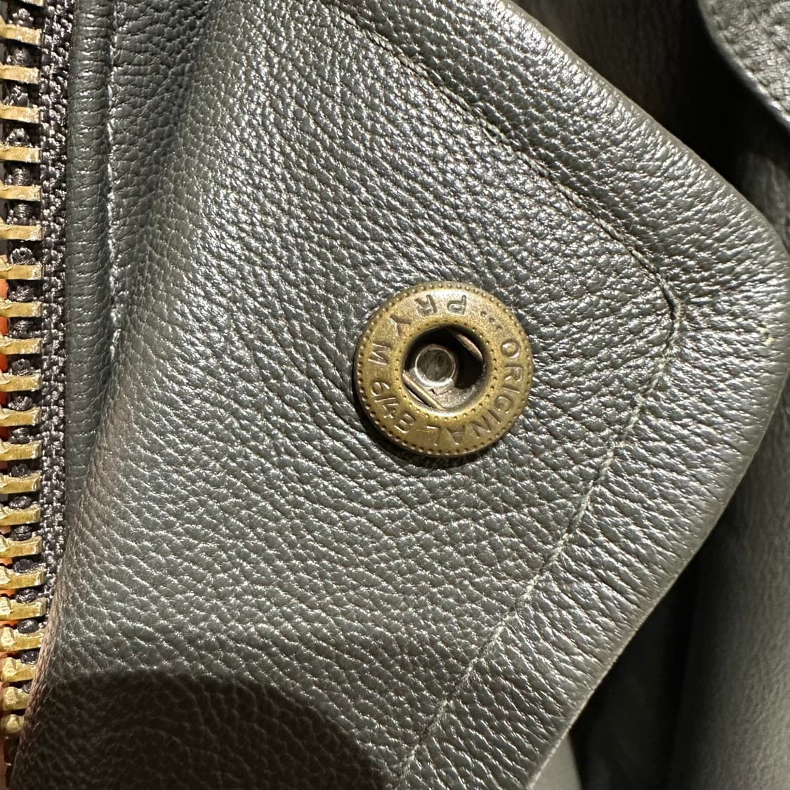 llbean 고트스킨 a-2 자켓 올리브그레이 상품이미지8