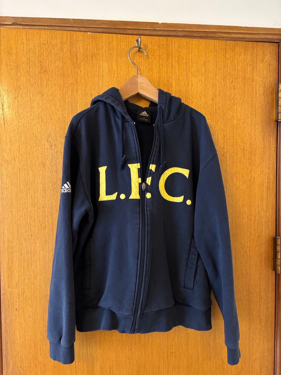 아디다스 LFC 네이비 후드 집업 상품이미지1