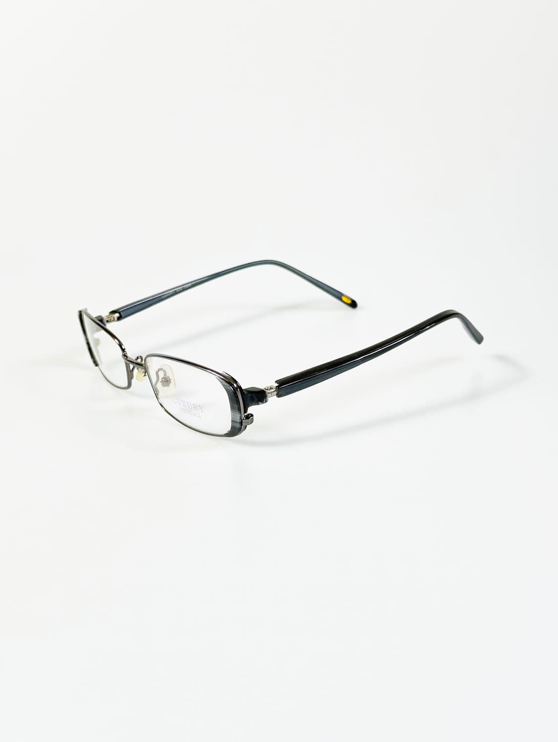 LUXURY OCCHIALI 건메탈 슬림 스퀘어 빈티지 안경 상품이미지3