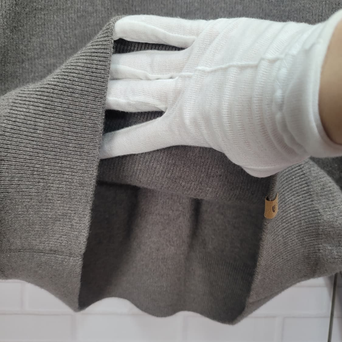 노스페이스 메리노울 하프집 스웨터 S / 90사이즈 상품이미지7
