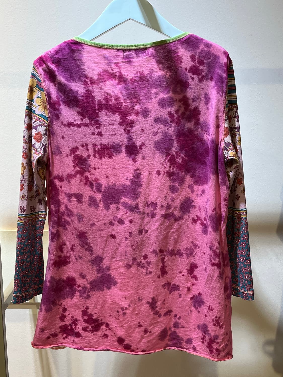 미국 빈티지 레이스 패치워크탑 상품이미지2