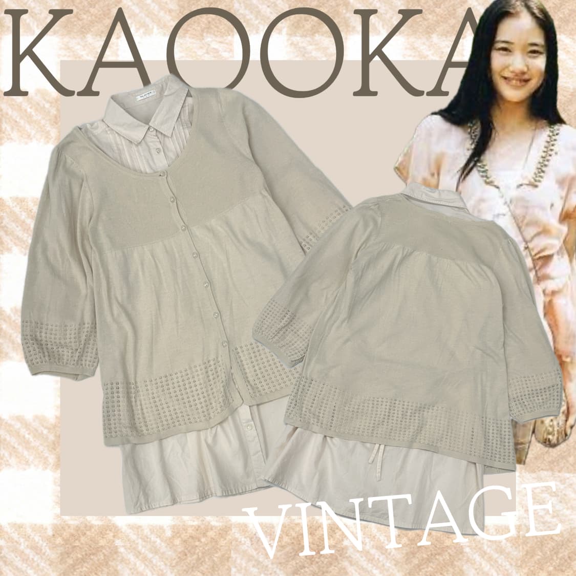 🐚하구미의 원피스 코디세트🐚 그런지 모리걸 니트 레이어드 가을  상품이미지1