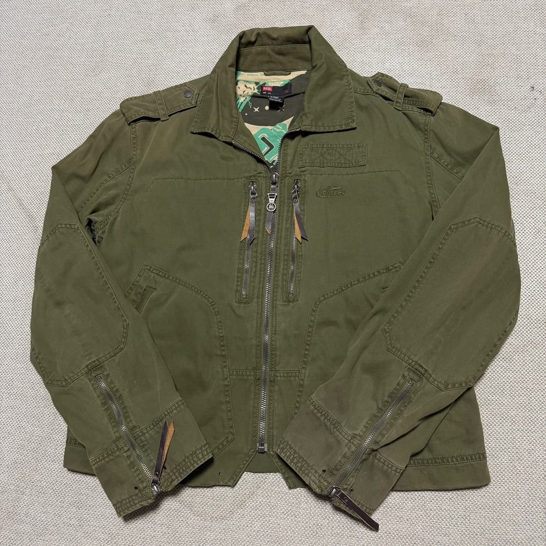 DIESEL 올드 디젤 빈티지 코튼 디테일 스윙톱 자켓 상품이미지1