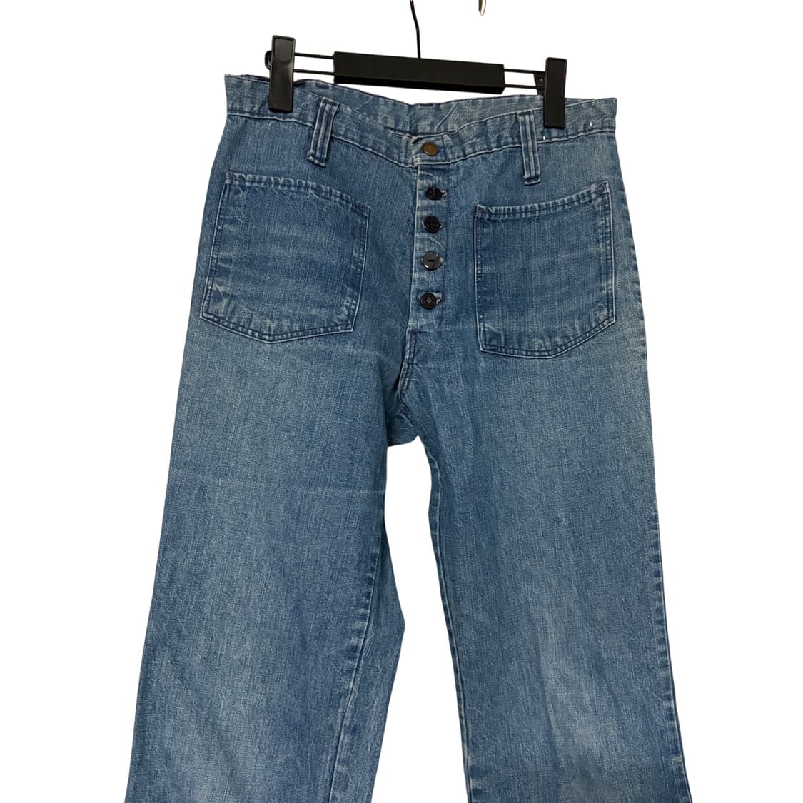 빈티지 해군 벨바텀 부츠컷 플레어 데님팬츠 30-31 상품이미지4