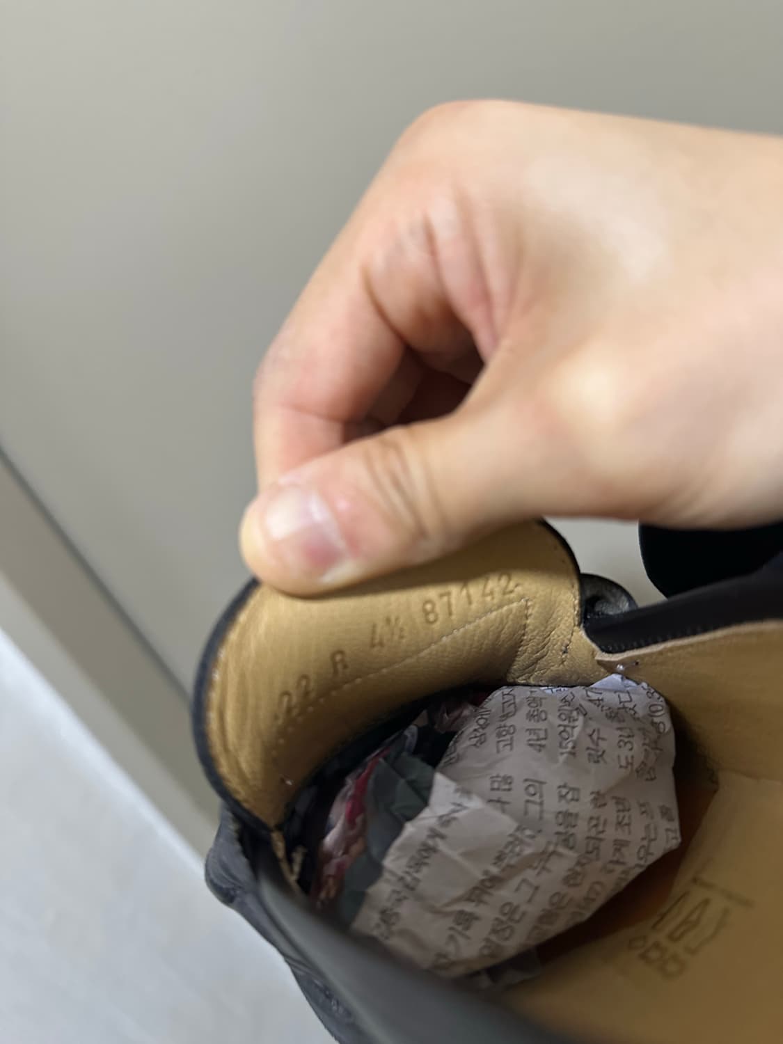 4.5) 파라부트 레임스 블랙 팝니다 상품이미지7