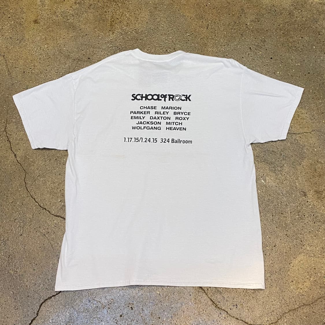 미국 빈티지 스쿨오브락 굿즈 프린팅 반팔티 락티셔츠 상품이미지5