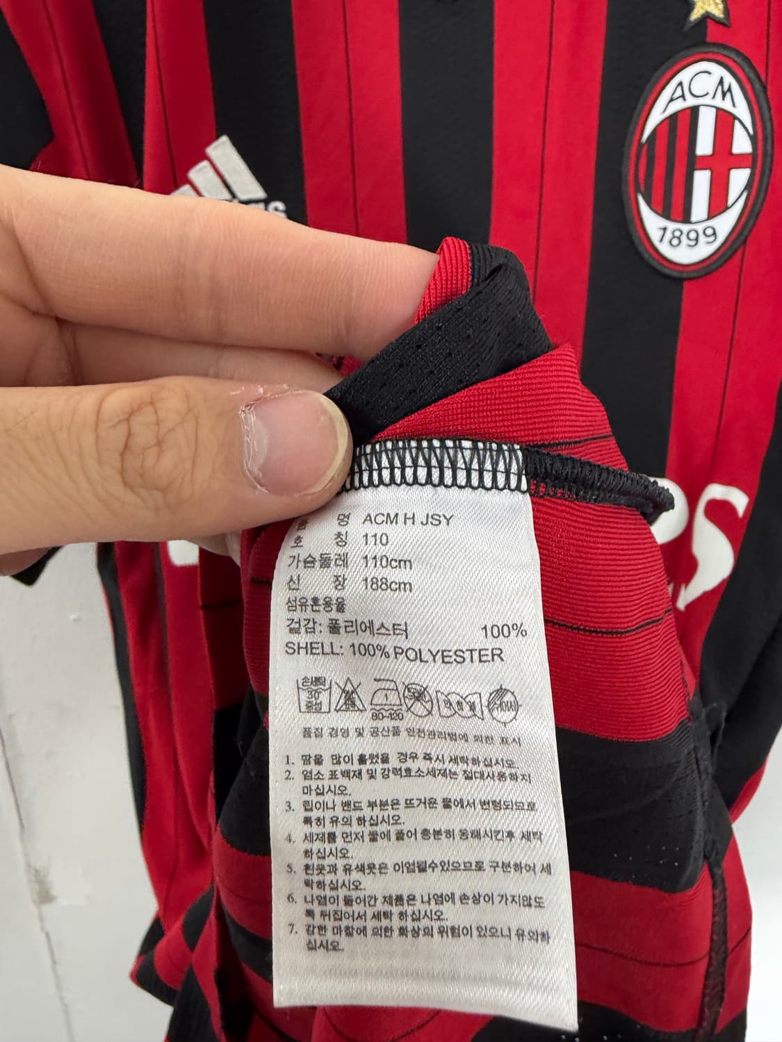 ac밀란 ac밀란유니폼 축구유니폼 축구져지 축구의류 축구용품 상품이미지5