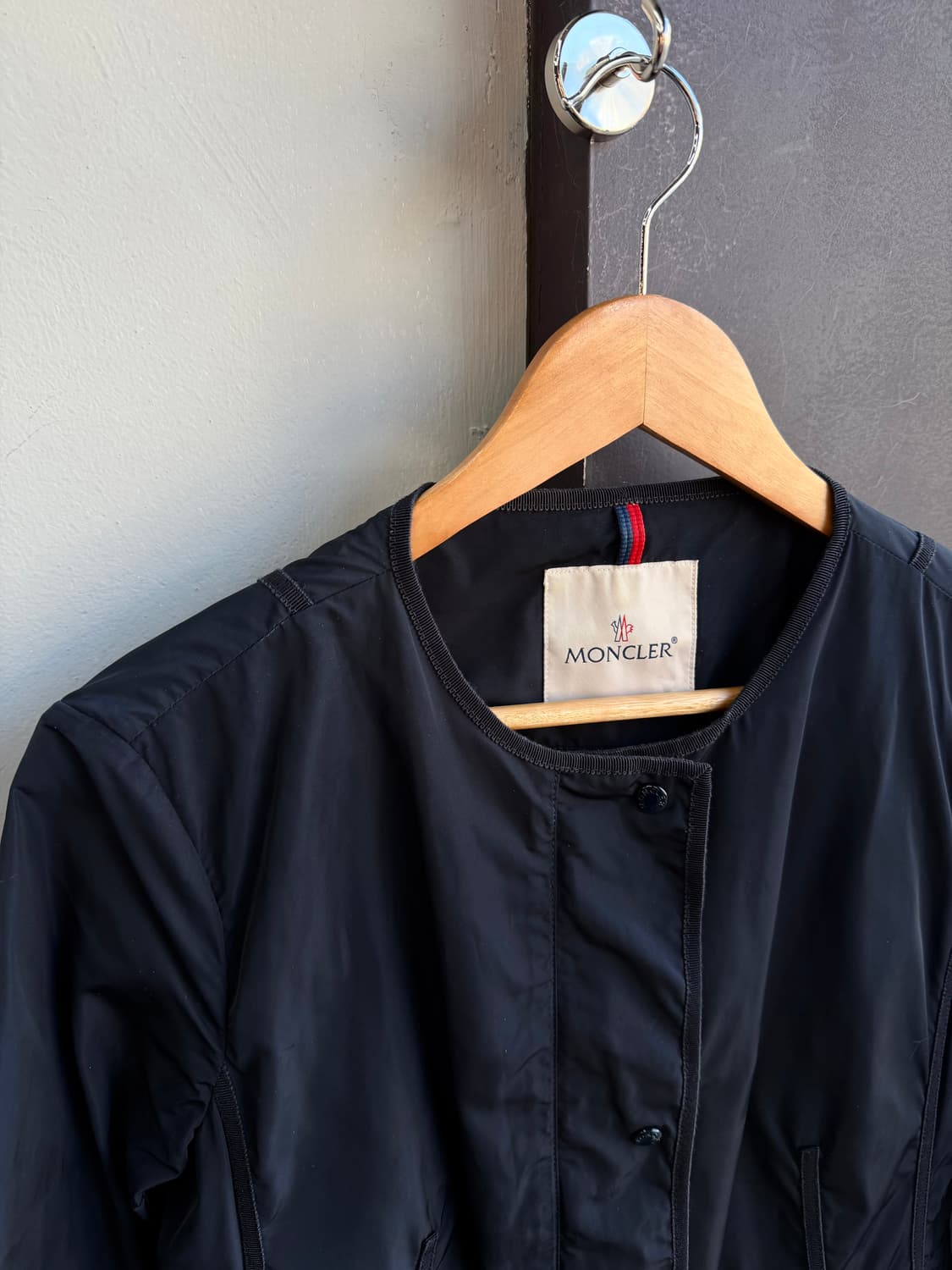 .2/ 몽클레어 노카라 와펜 바람막이 코트 자켓 상품이미지6