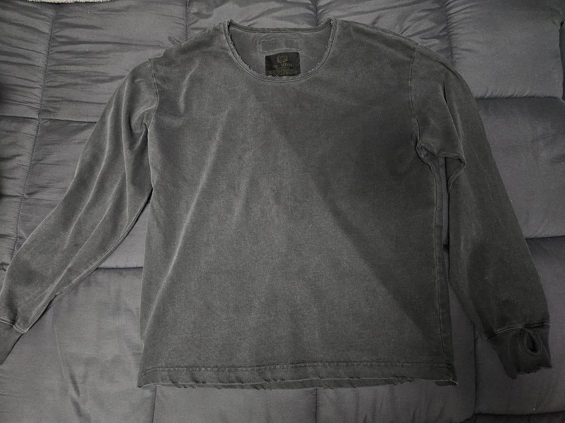 포그서비스 롱슬리브 차콜 1사이즈 상품이미지1