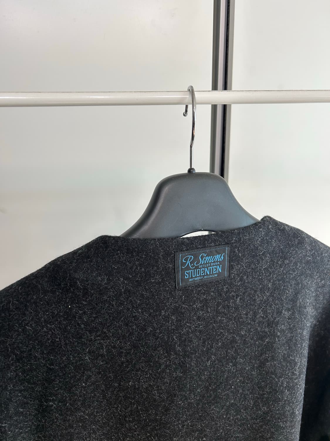 라프시몬스 카라리스 울 멜톤 코트 상품이미지7