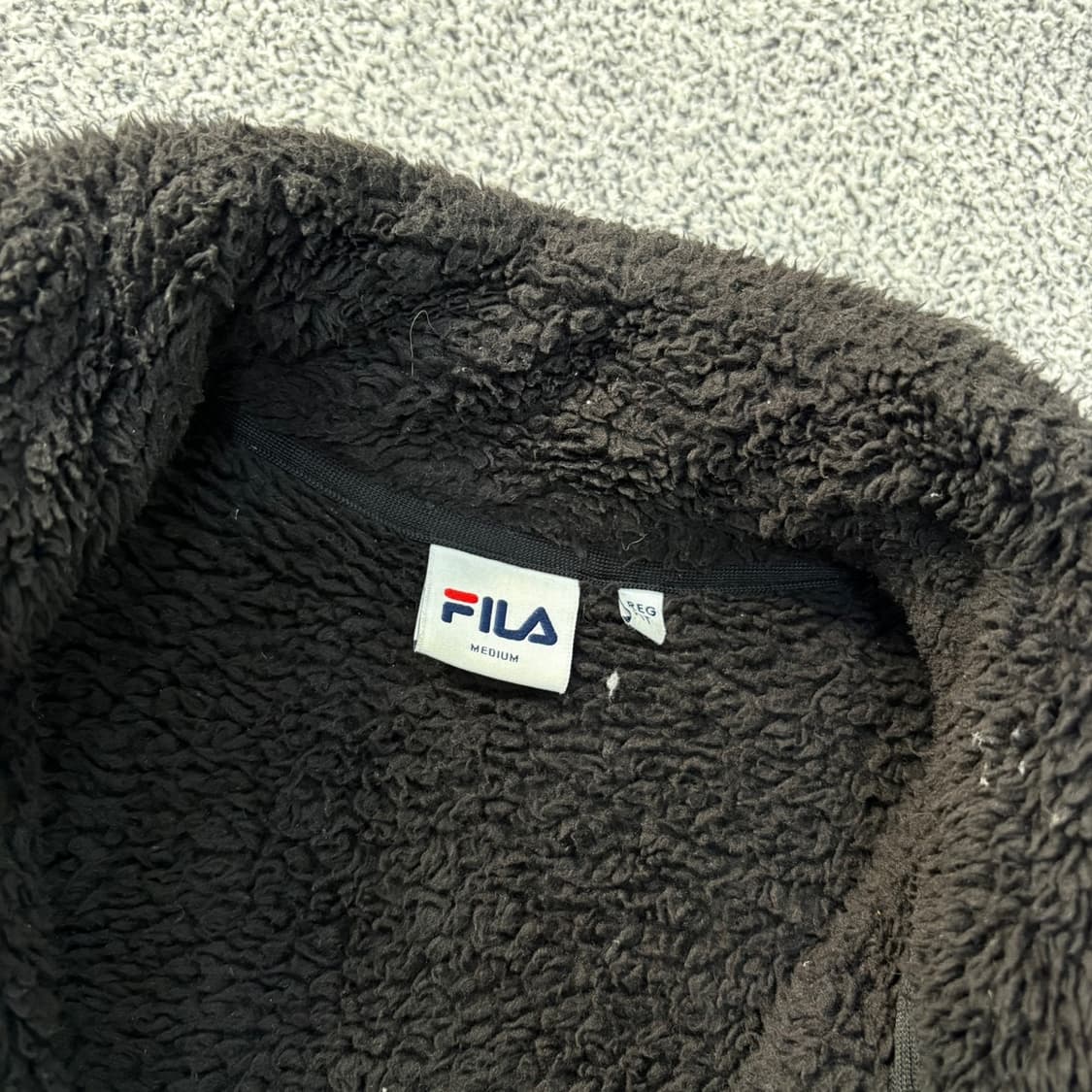 M 휠라 남성 후리스 집업 자켓 0324J 상품이미지3