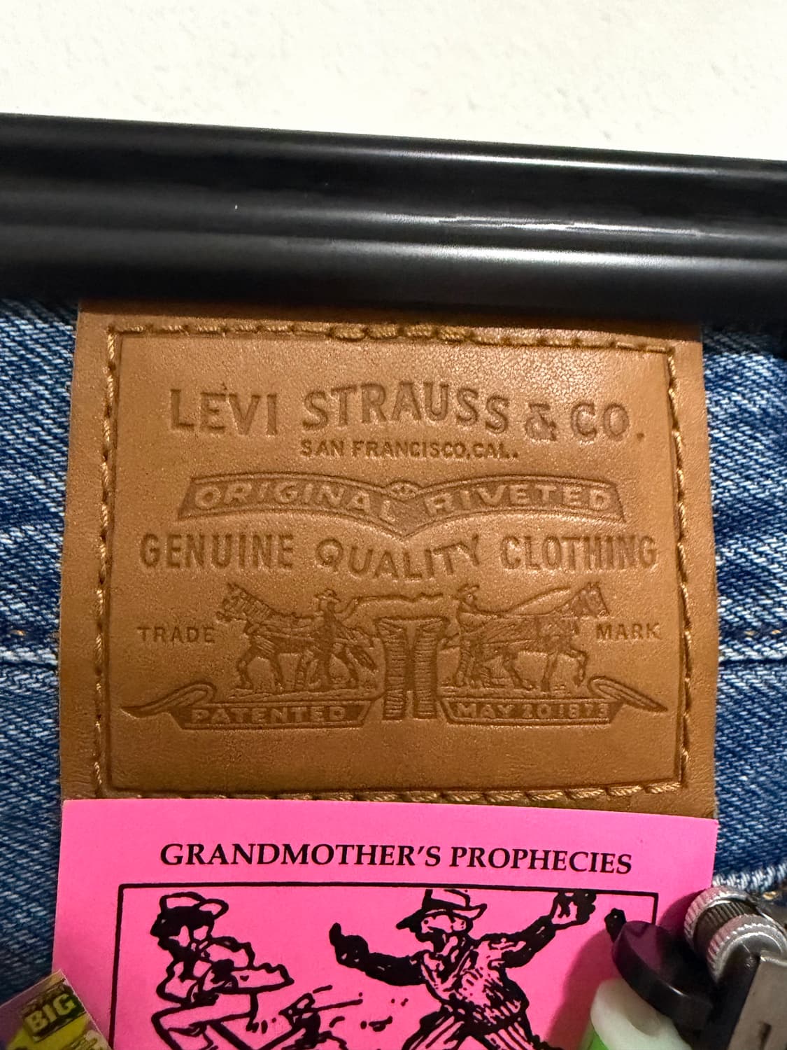 리바이스 데님 핸드메이드 인테리어액자 상품이미지3