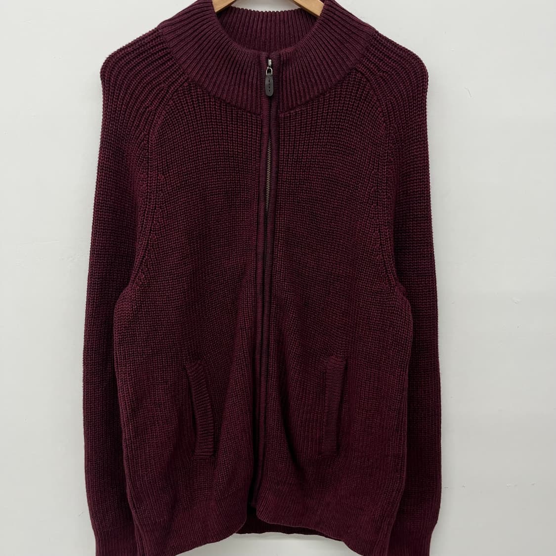 엘엘빈 니트 짚업 가디건 남L 상품이미지2