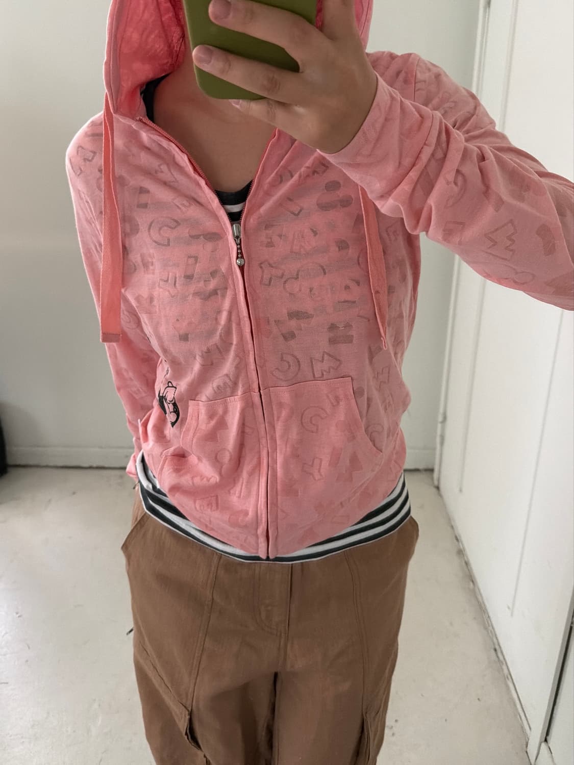 일본빈티지 키치 디즈니 미키마우스 후드집업 상품이미지3