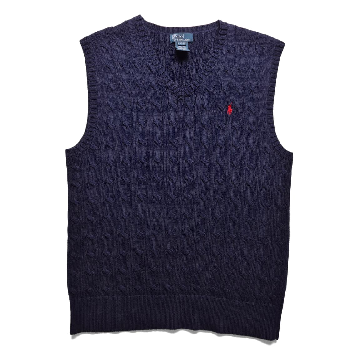 [L(14-16)] 폴로 랄프로렌 케이블 니트조끼 상품이미지2