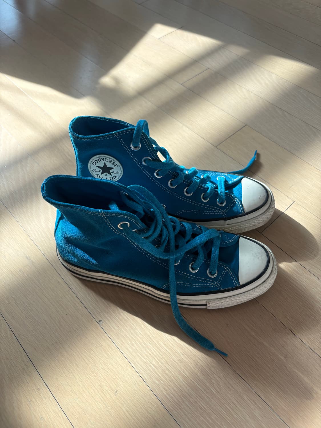 컨버스 하이 1970s 스웨이드 블루 230 판매 상품이미지1