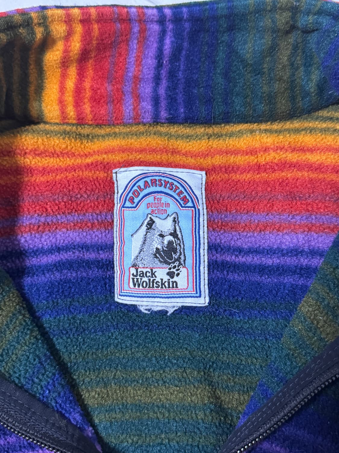 잭 울프스킨 폴라텍 플리스 반집업 상품이미지5