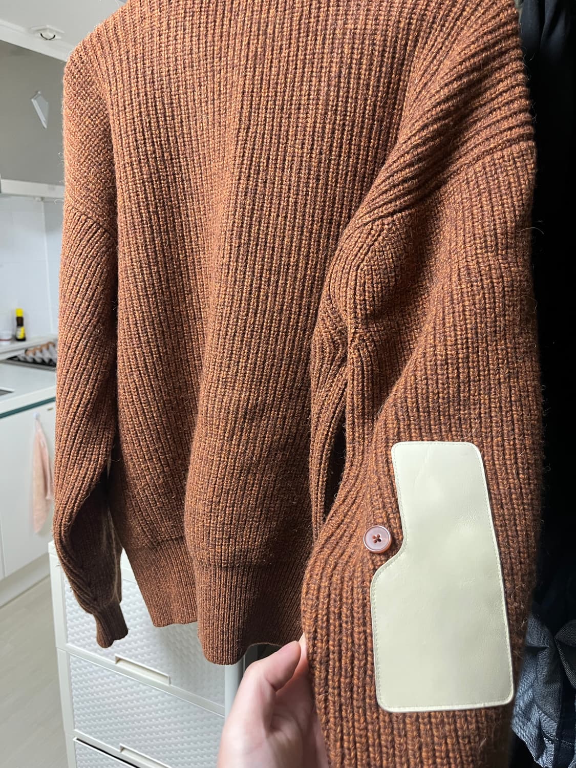 이얼즈어고 가디건 브라운 M 상품이미지2