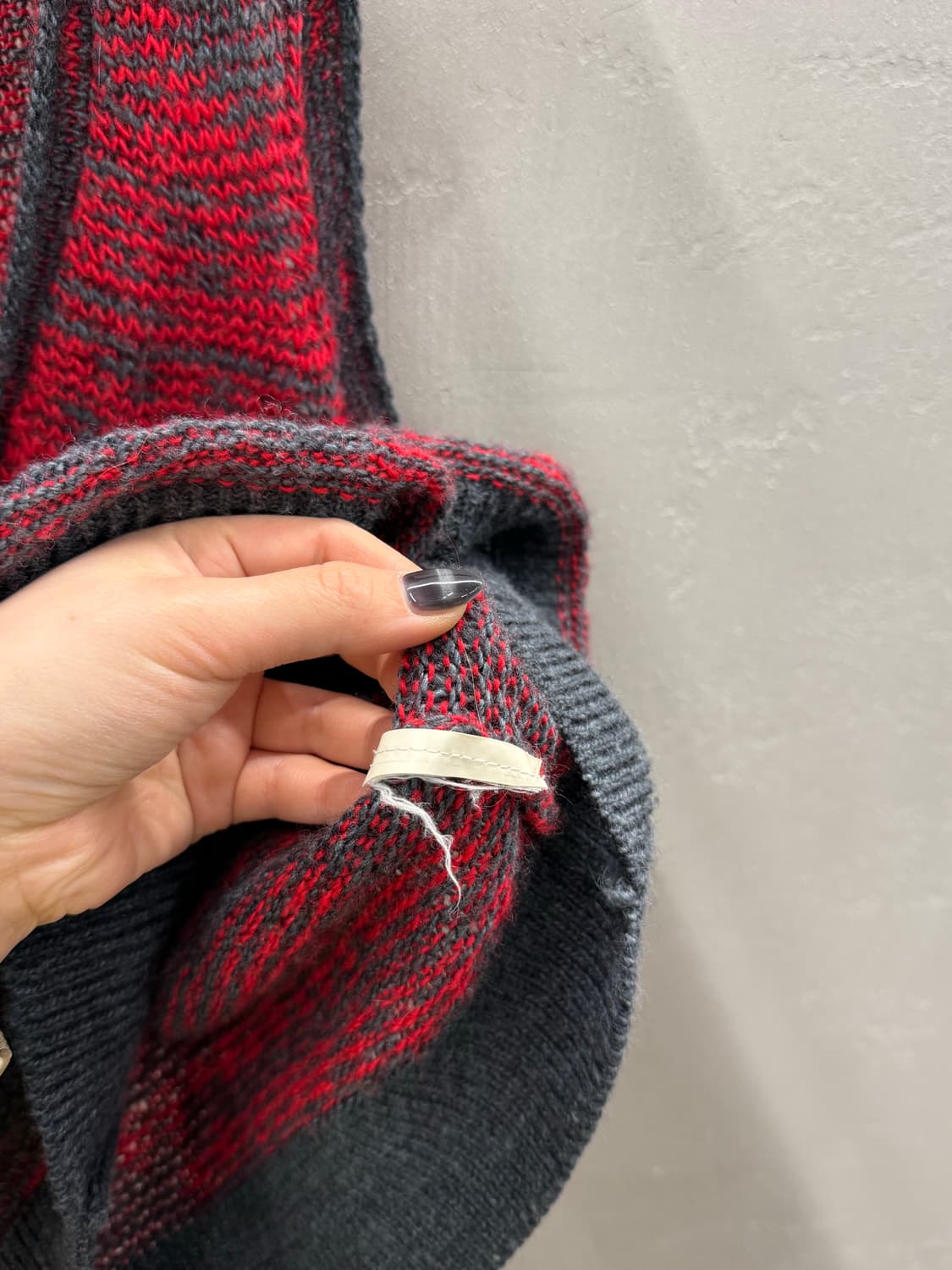 DIESEL 디젤 니트 베스트 래드 그레이 XXS 상품이미지5