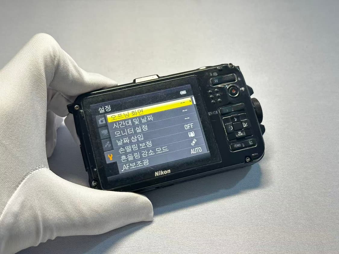니콘 쿨픽스 aw100 블랙 빈티지 디카 상품이미지5